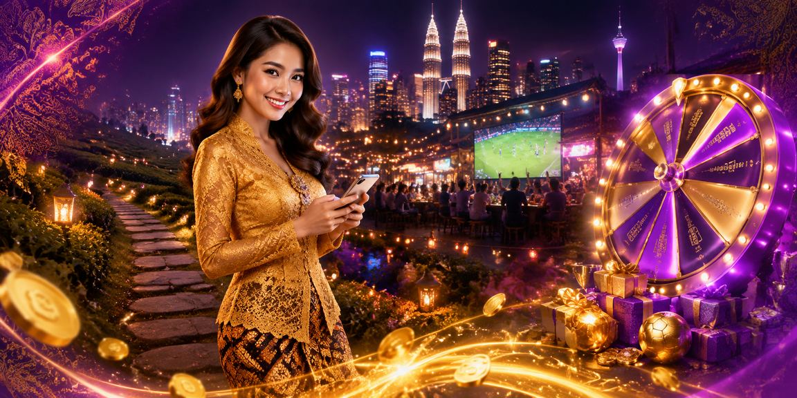Pemain berbaju kebaya menikmati permainan roulette di Kuala Lumpur dengan suasana moden