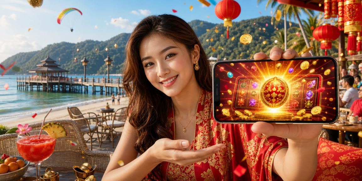 Suasana permainan slot dan sukan maya di Langkawi Malaysia dengan antara muka moden