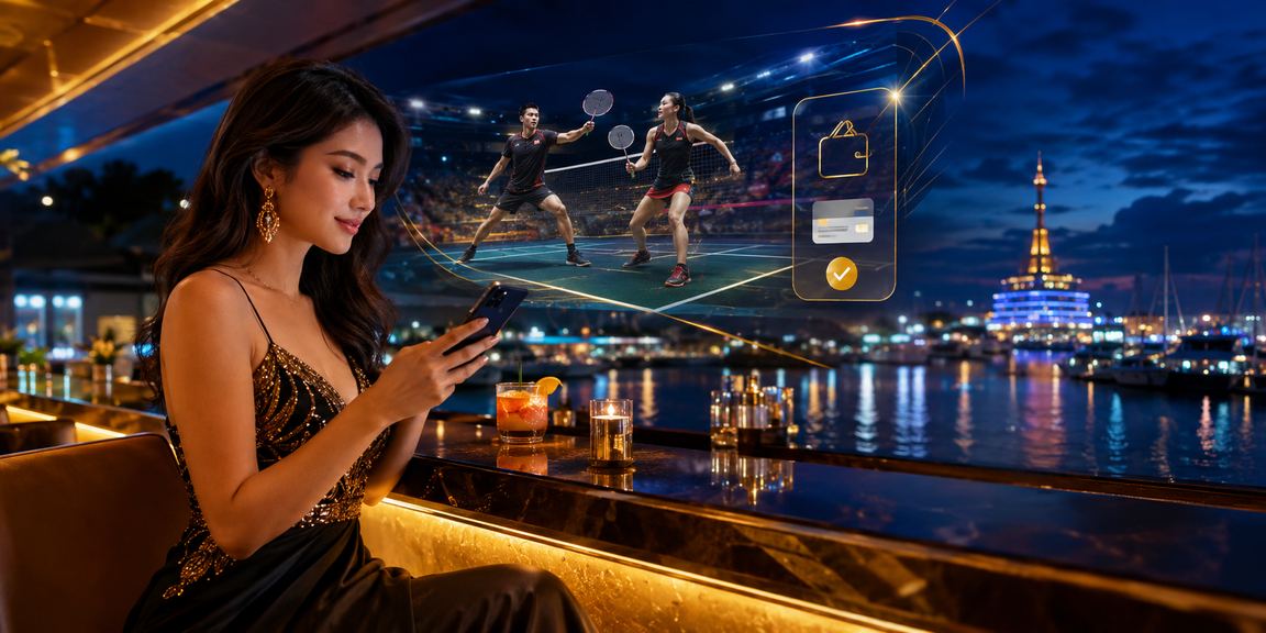 Pengguna Malaysia mengakses platform taruhan sukan melalui telefon pintar dengan keselamatan penuh